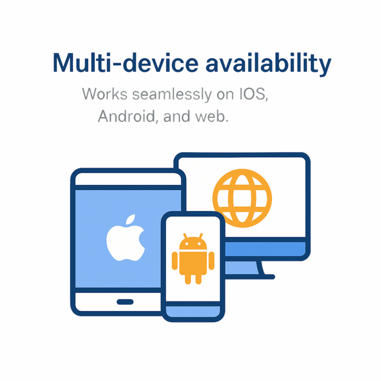 Works seamlessly on iOS, Android, and web.